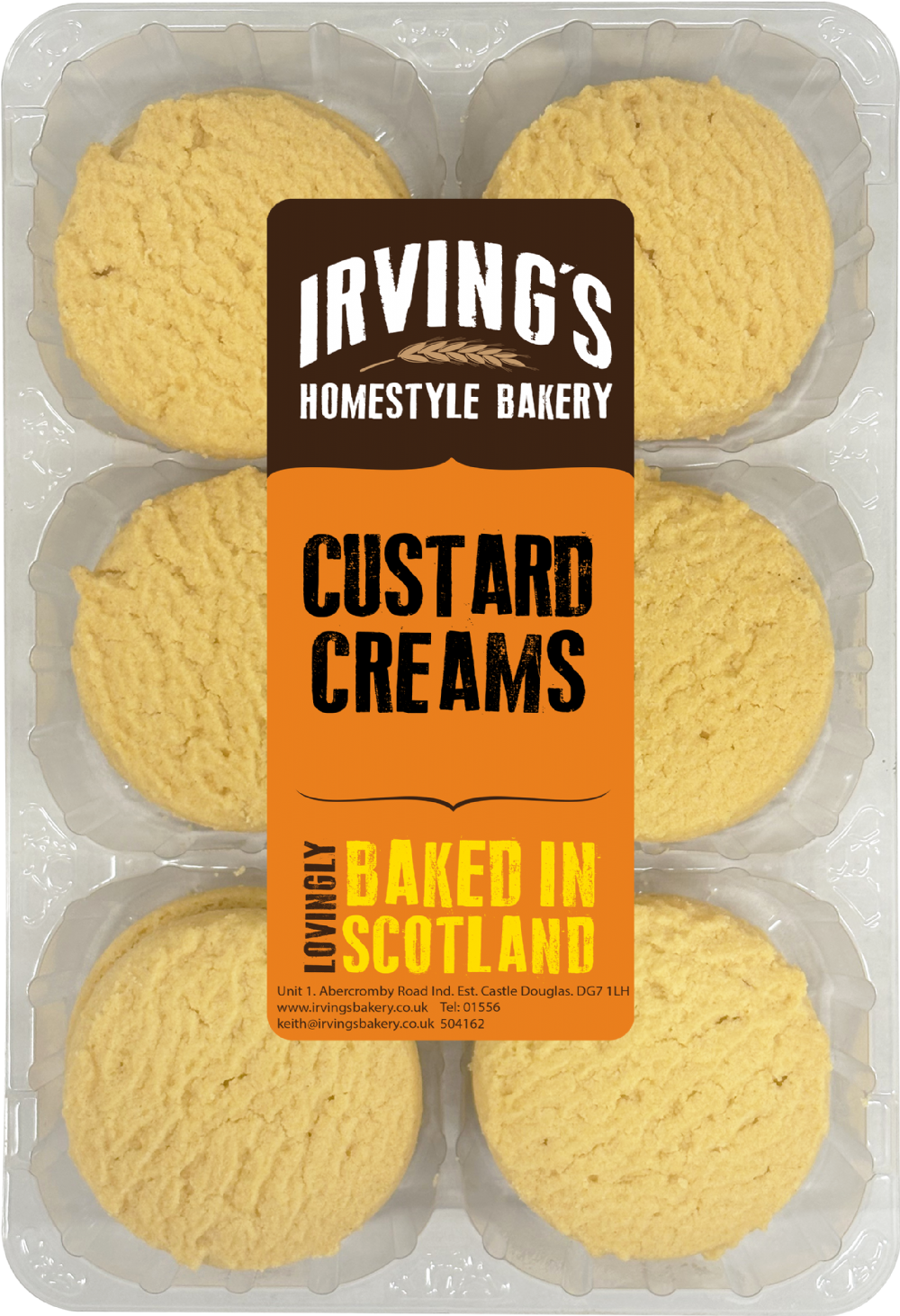 IRVING'S Custard Creams 230g