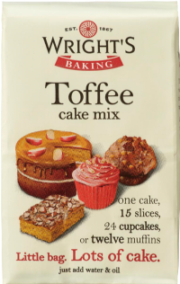 WRIGHT'S BAKING Toffee Cake Mix 500g