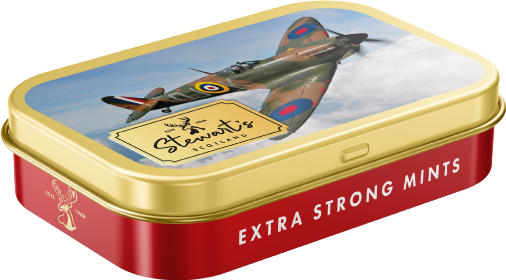 STEWART'S SCOTLAND Spitfire Mint Tin 40g