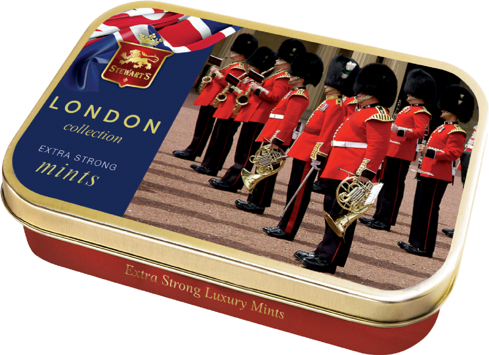 STEWART'S SCOTLAND Royal Guards Mint Tin 40g