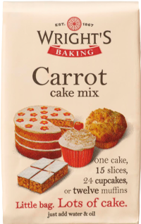 WRIGHT'S BAKING Carrot Cake Mix 500g