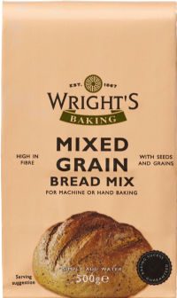 WRIGHT'S BAKING Mixed Grain Bread Mix 500g
