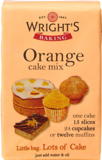 WRIGHT'S BAKING Orange Cake Mix 500g