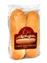 THE DELI 4 Hot Dog Rolls