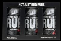 NOT JUST BBQ Rub Tins Triple Gift Pack 460g
