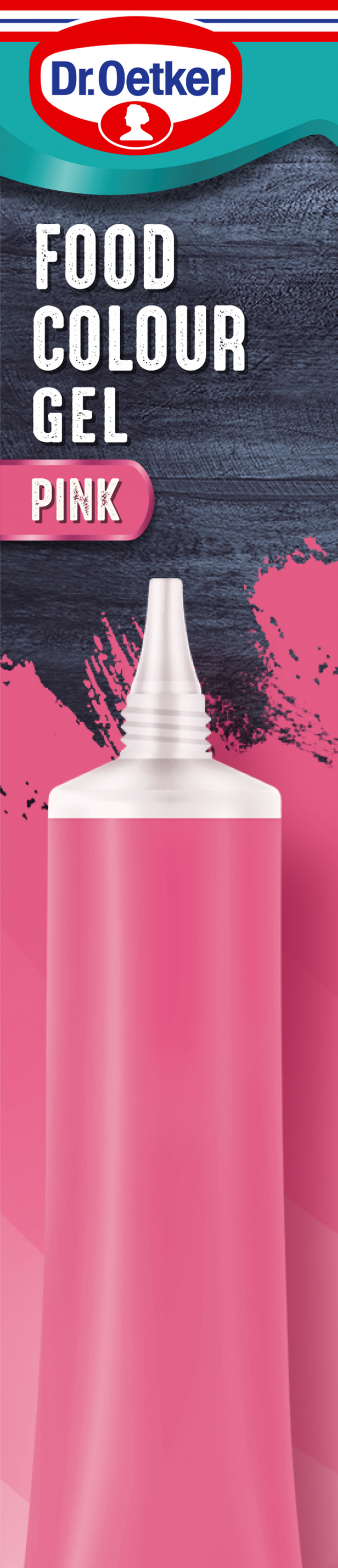 DR. OETKER Extra Strong Food Colour Gel - Pink 15g