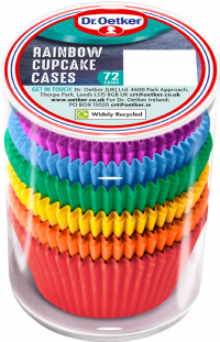 DR. OETKER Baking Cases - Rainbow 72's