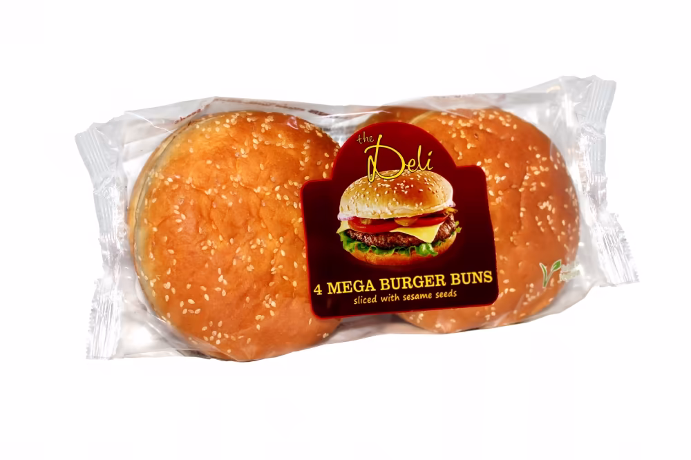 THE DELI 4 Mega Burger Buns