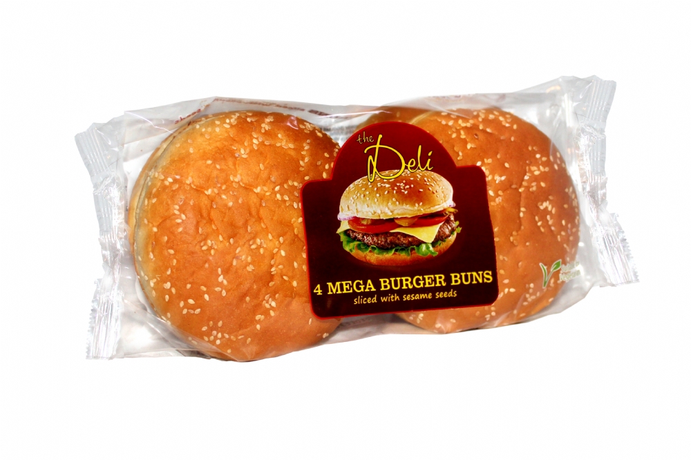 THE DELI 4 Mega Burger Buns