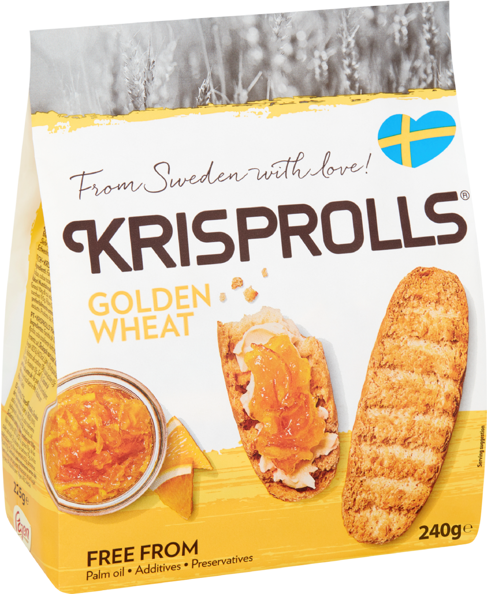 PAGEN Golden Wheat Krisprolls 240g