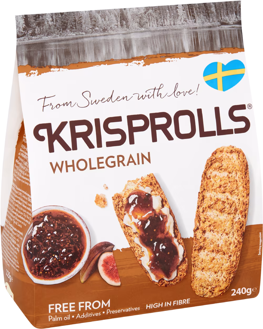 PAGEN Wholegrain Krisprolls 240g