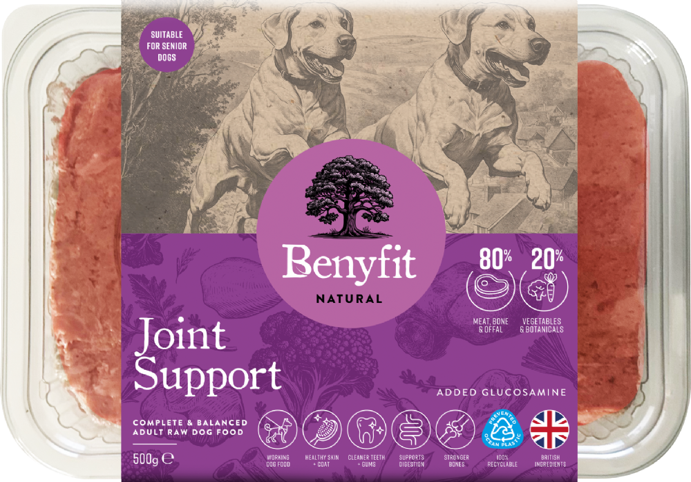 BENYFIT NATURAL Joint Support Complete Raw Dog Food 500g