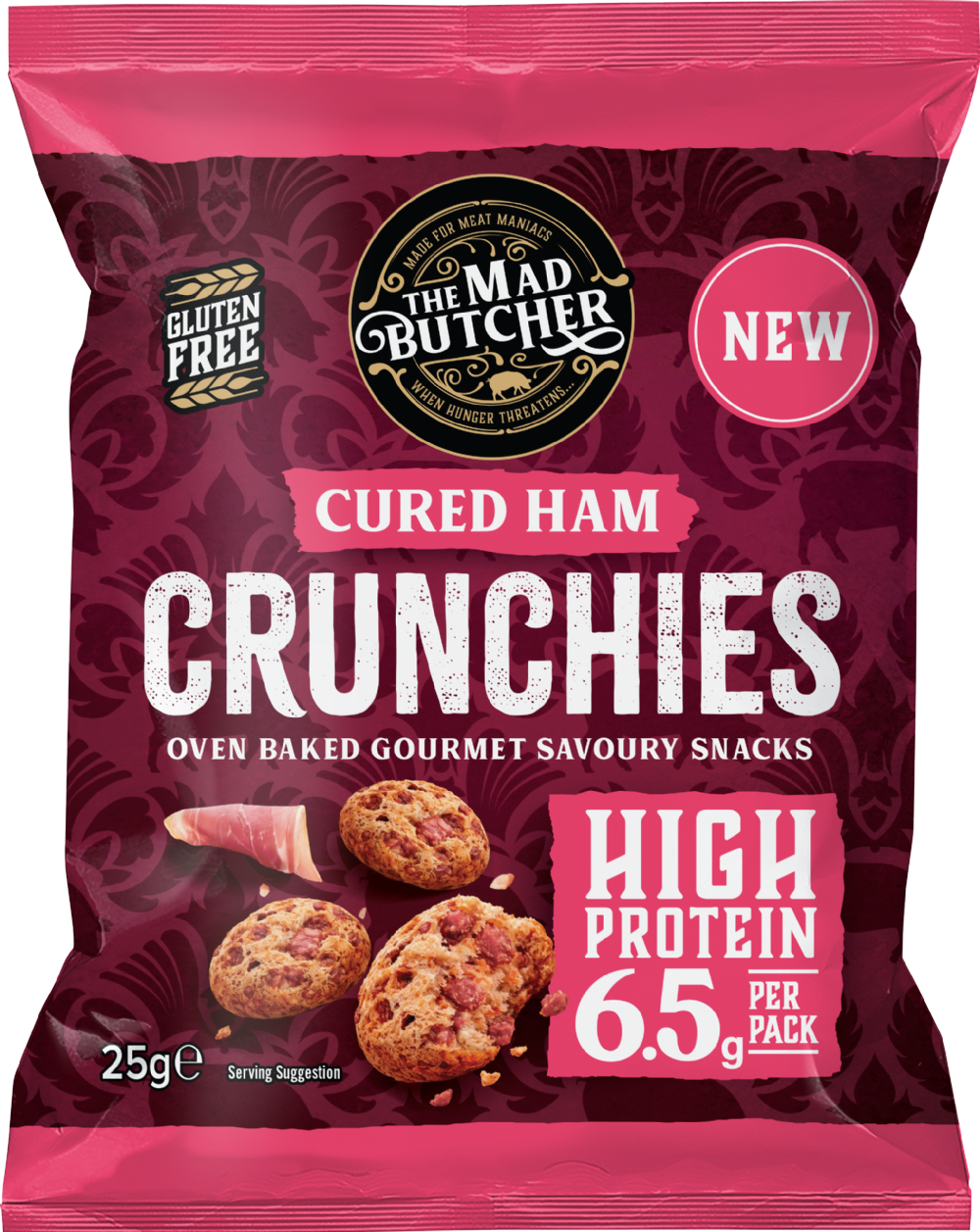 THE MAD BUTCHER Cured Ham Crunchies 25g