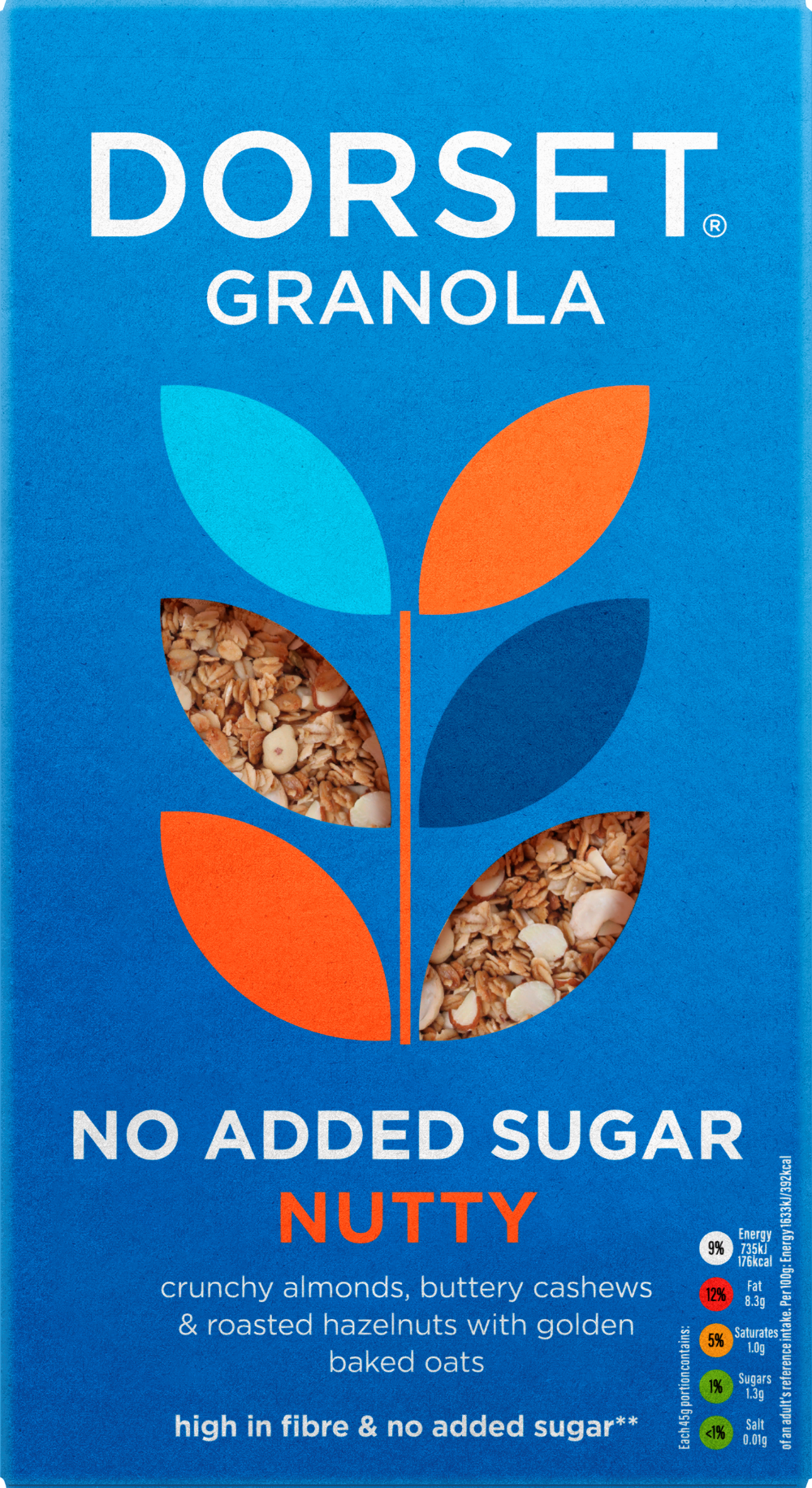 DORSET CEREALS Granola - No Added Sugar Nutty 450g
