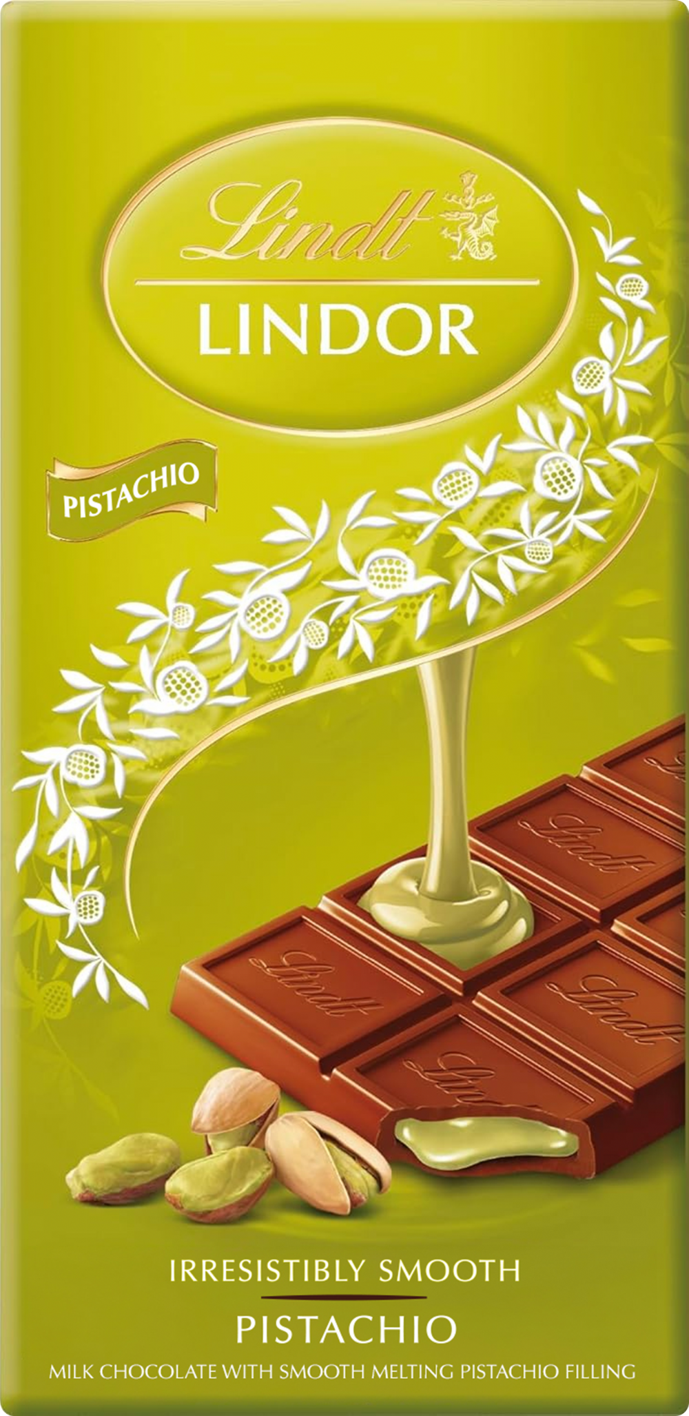 LINDT Lindor Bar Pistachio 100g