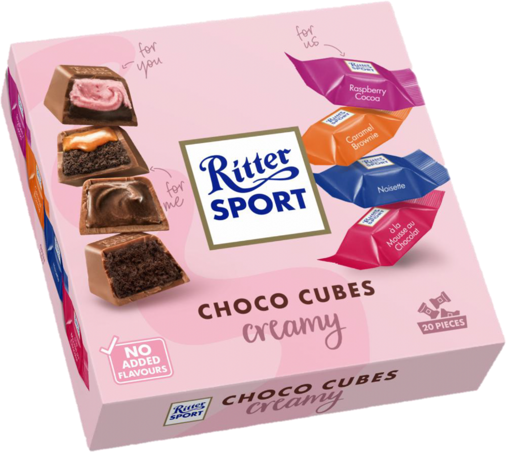 RITTER SPORT Choco Cubes - Creamy 162g