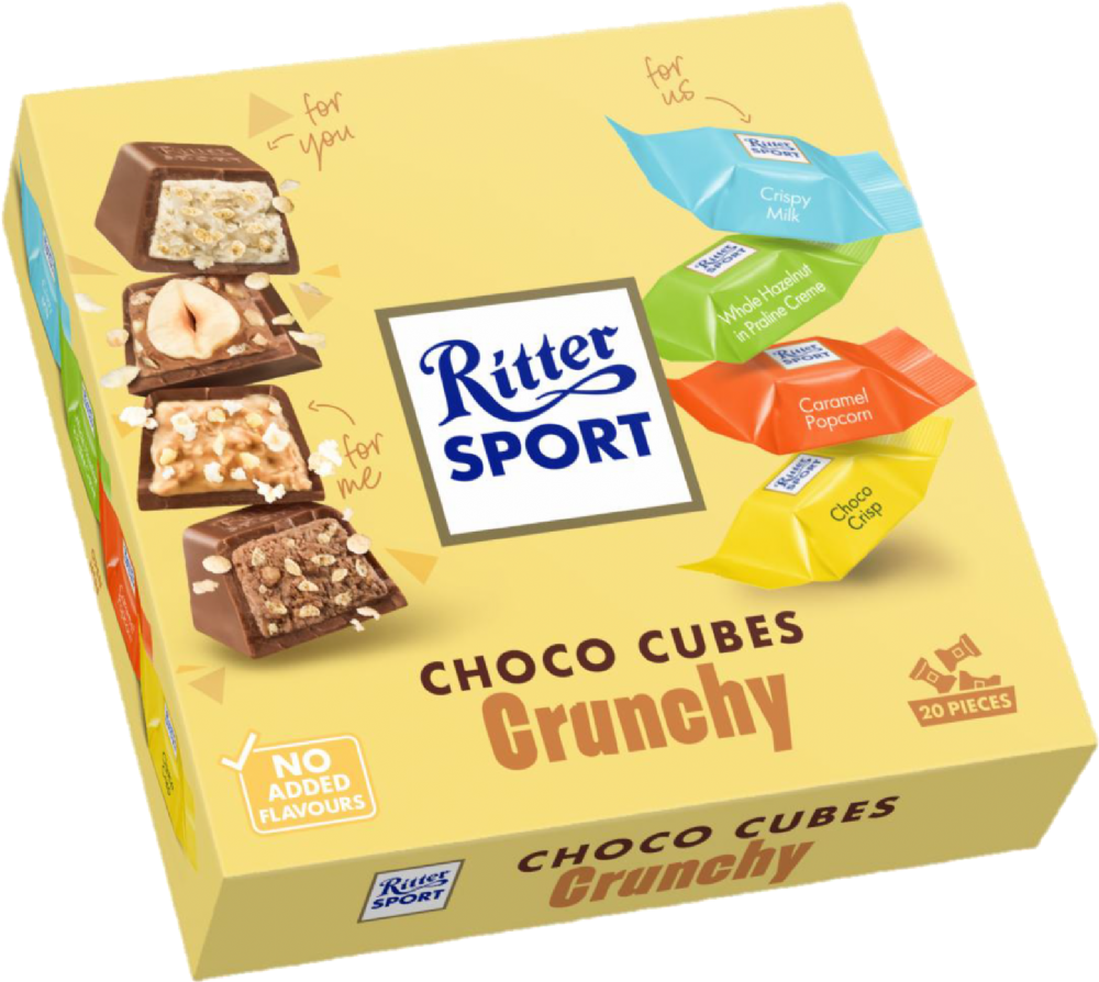 RITTER SPORT Choco Cubes - Crunchy 153g