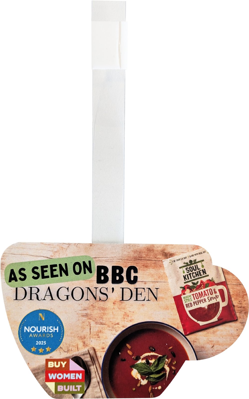 SOUL KITCHEN 'As seen on Dragons' Den' Shelf Wobbler x1