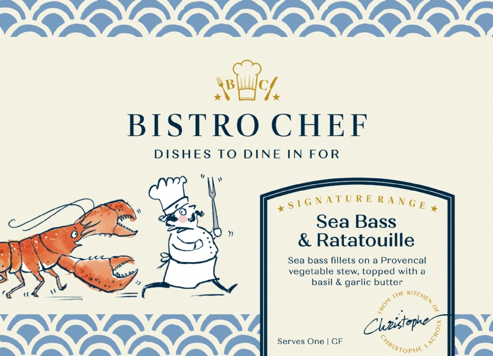 BISTRO CHEF Sea Bass Fillets with Ratatouille 320g