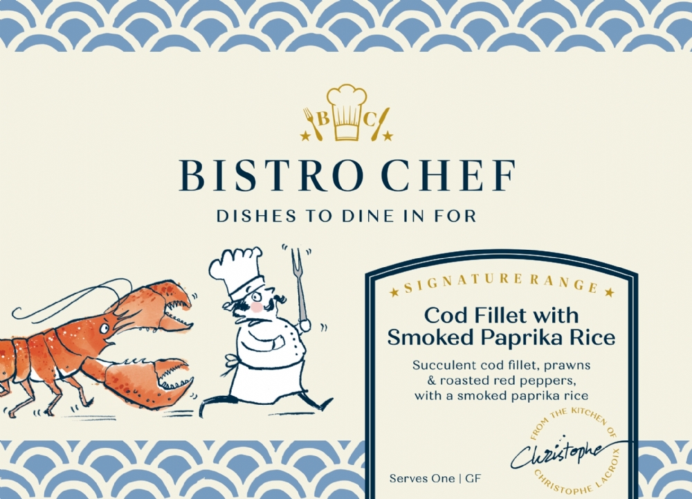 BISTRO CHEF Cod Fillet with Smoked Paprika Rice 380g