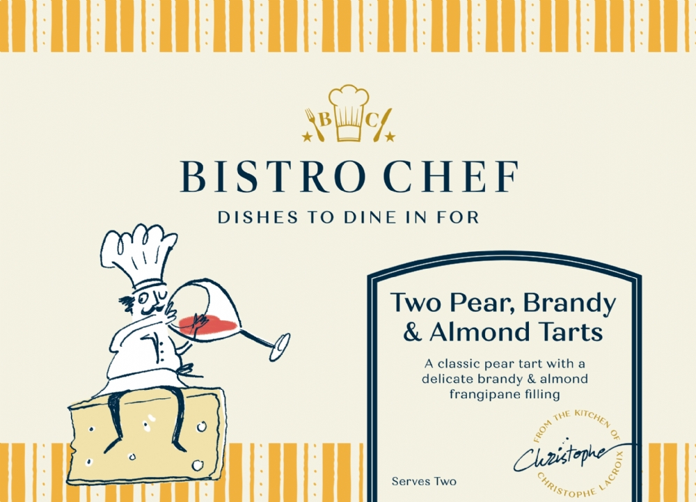 BISTRO CHEF 2 Pear, Brandy & Almond Tarts 220g