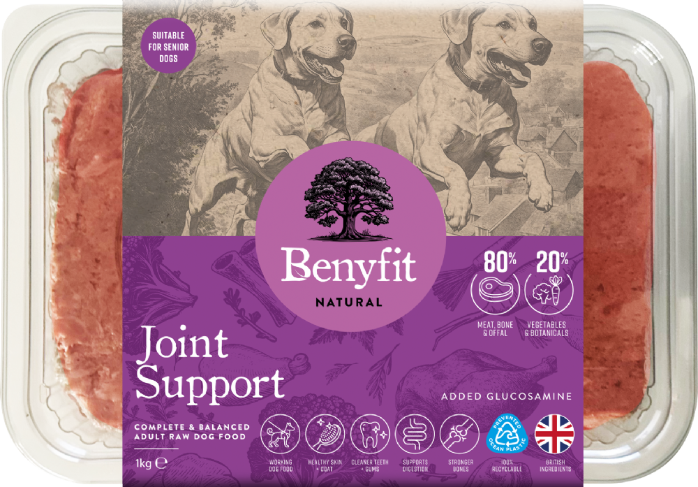 BENYFIT NATURAL Joint Support Complete Raw Dog Food 1kg