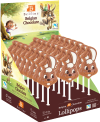BELFINE Belgian Chocolate Bunny Lolly 25g