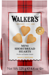 WALKER'S SHORTBREAD Mini Shortbread Hearts 125g