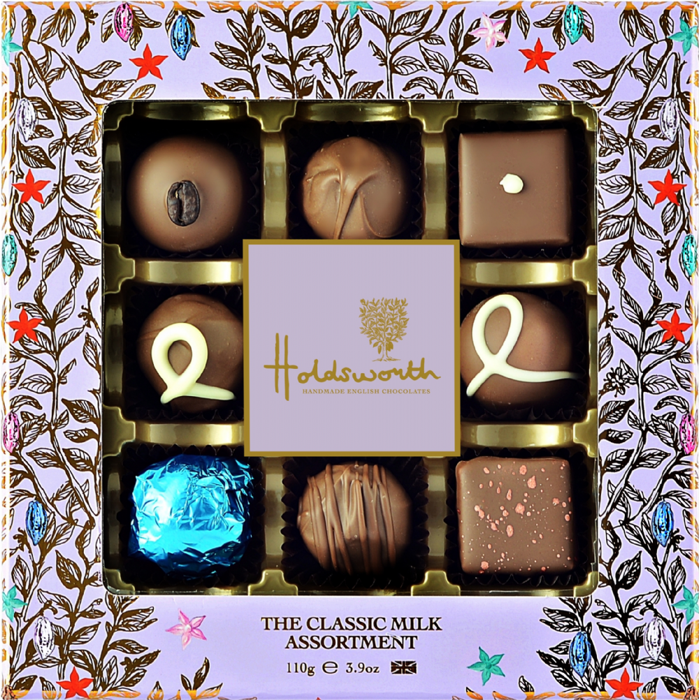 HOLDSWORTH Handmade English Chocolates - Milk Assortment 110g