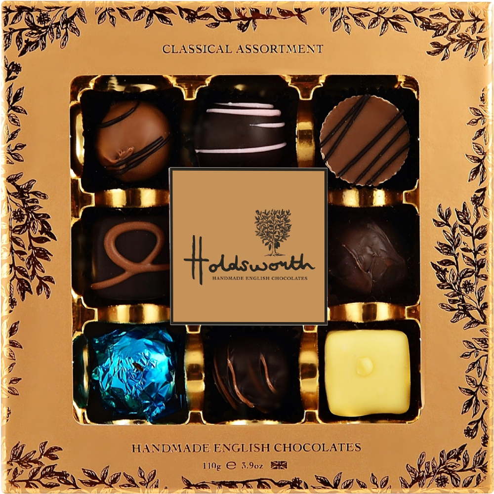 HOLDSWORTH Handmade English Chocolates - Classic Assortment 110g