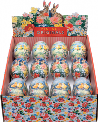 TIN TREATS Vintage Originals Egg Shaped Tin with Choc Mini Eggs 75g