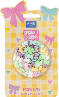 PME CAKE Sprinkle Charms - Pastel Bows 25g