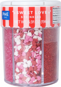 PME CAKE 6 Cell Shaker - Sweet Love Sprinkles 196g