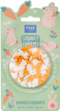 PME CAKE Sprinkle Charms - Bunnies & Carrots 25g