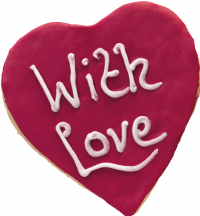 BURTS GWALIA BAKERY Red Love Heart Shortbread 55g