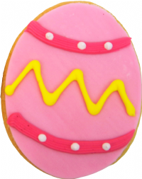 BURTS GWALIA BAKERY Pink Egg Shortbread 40g