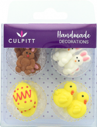 CULPITT Handmade Cake Decorations - Easter Figures 12pc