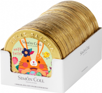 SIMON COLL Happy Easter Chocolate Coin 60g