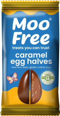 MOO FREE Caramel Egg Halves 38g
