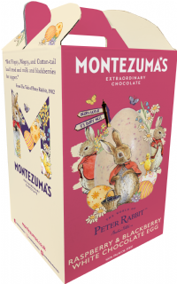 MONTEZUMA'S Peter Rabbit Raspberry & Blackberry White Chocolate Egg 150g