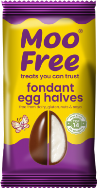 MOO FREE Fondant Egg Halves 38g