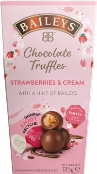 BAILEYS Chocolate Truffles - Strawberries & Cream 135g