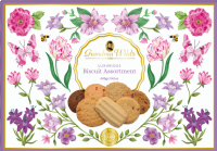 GRANDMA WILD'S Luxurious Biscuit Assortment in Country Garden Box 400g