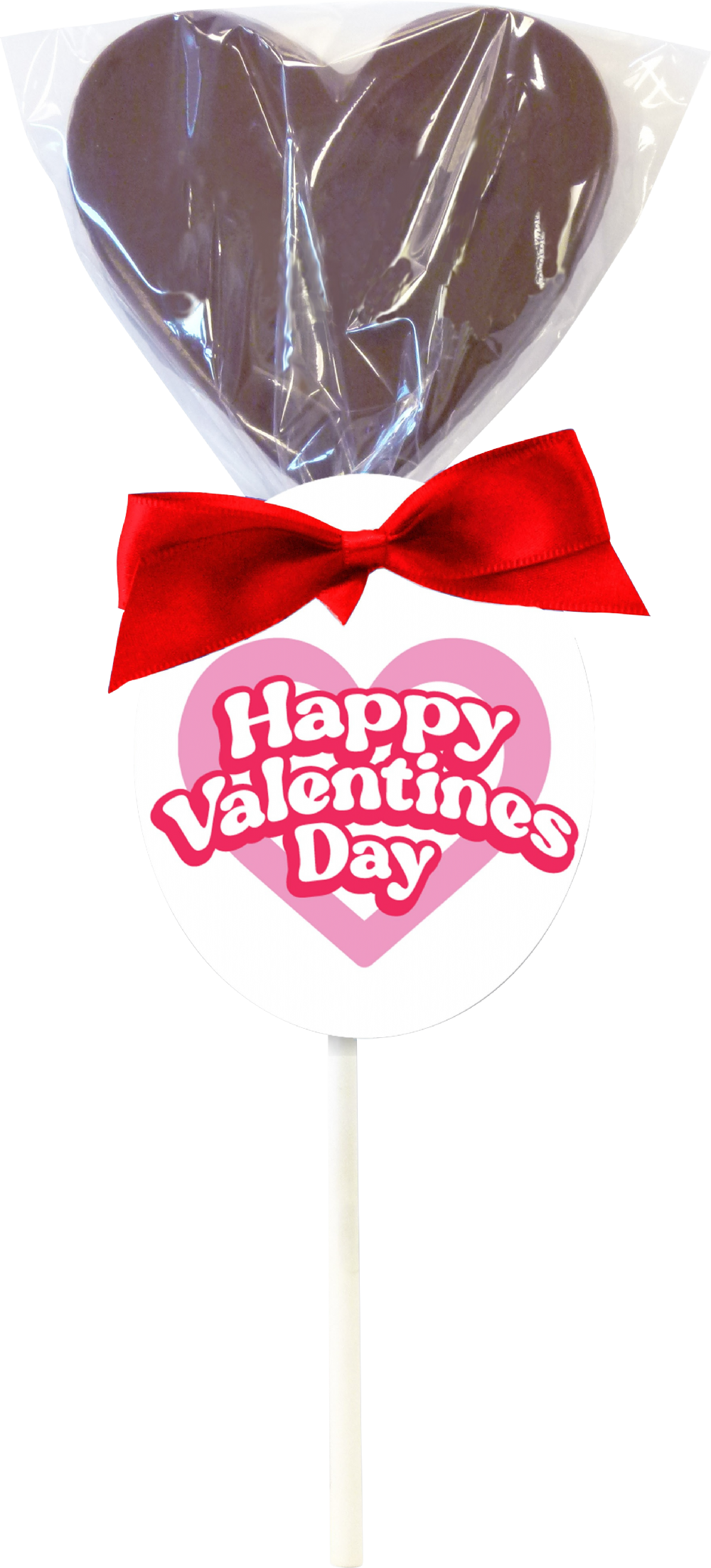 HAMES Milk Chocolate 'Happy Valentine's Day' Lollipop 40g