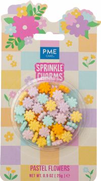 PME CAKE Sprinkle Charms - Pastel Flowers 25g