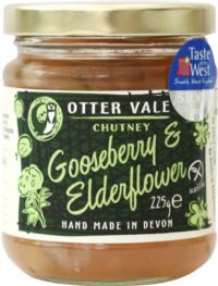 OTTER VALE Gooseberry & Elderflower Chutney 225g