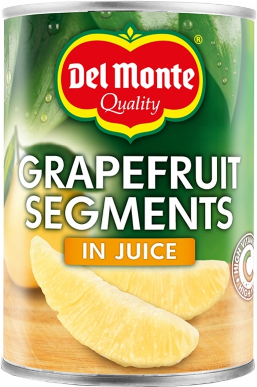 DEL MONTE Grapefruit Segments in Juice 411g