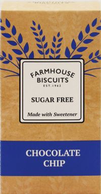 FARMHOUSE BISCUITS Sugar Free Choc Chip Cookies 150g