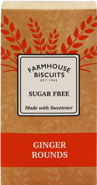 FARMHOUSE BISCUITS Sugar Free Ginger Rounds 150g