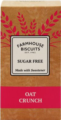 FARMHOUSE BISCUITS Sugar Free Oat Crunch Cookies 150g
